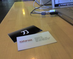 Our new Katanaa business cards